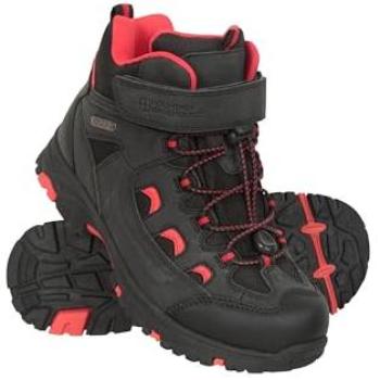 Schwarze Abenteuer-Kinderwanderstiefel, adaptive Passform – Mountain Warehouse