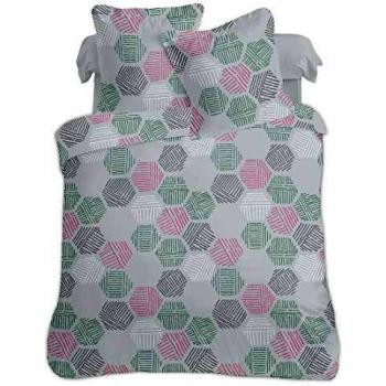 Couvre-lit Vision Hexa Vert 240 × 220 cm