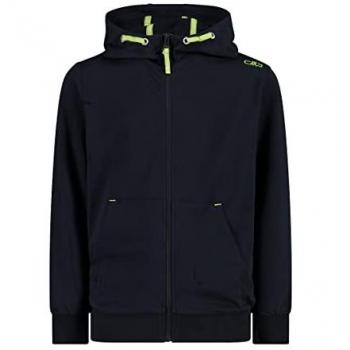 Felpa Stretch con Cappuccio per Bambini CMP 10 Anni Nero Blu