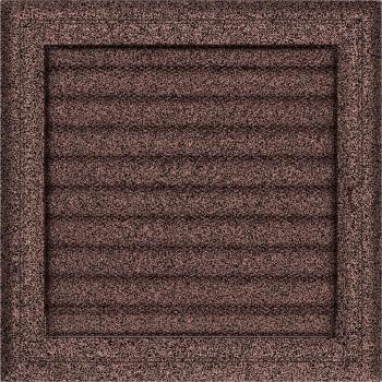 Cache‑aération Oskar 22x22 en cuivre galvanisé peigné décoratif à stores