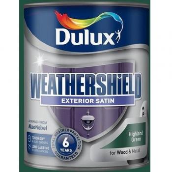 Highland Green WeatherShield Exterior High Gloss Finish – 750 ml (Dulux)