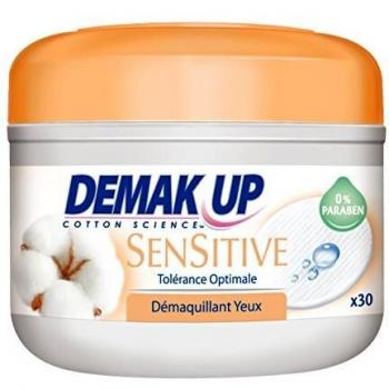 Demak Up Reinigende Oogmake-up Wattenschijfjes met Lotion for Sensitive Eyes 30 stuks
