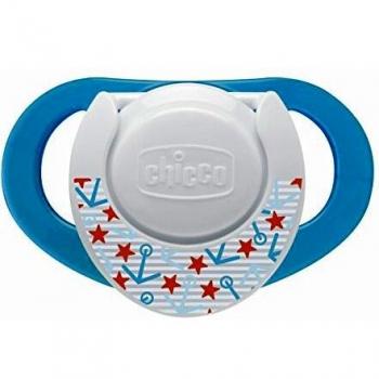 Chicco Physio Compact Baby‑Schnuller – 6–16 Monate – Blau (Packung)