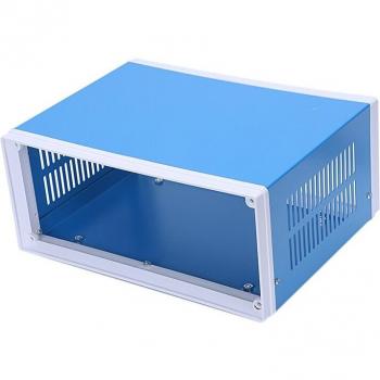 Bloque de Metal Azul para Enrutadores DIY 9.8x7.5x4.3