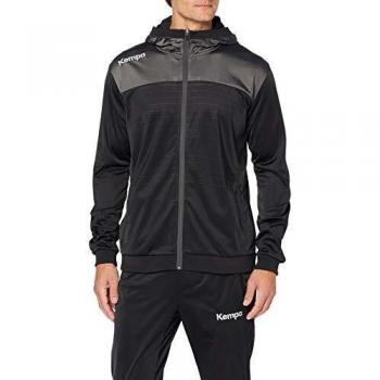 Kempa Emotion 2.0 Black Hooded Jacket for Men