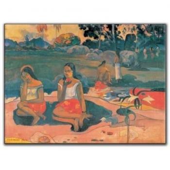 Bois Multicolore Gauguin Nave – Artopweb, dimensions 100 × 74 × 1,8 cm