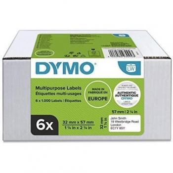Dymo LabelWriter Multipurpose Labels 32mmx57mm (Pack of 6) -2093094