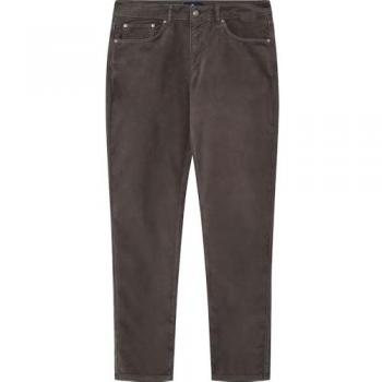 Pantaloni Moleskin Uomo Verde Scuro 32
