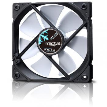 Dynamic X2 Carcasa del ordenador Ventilador 14 cm Negro, Blanco