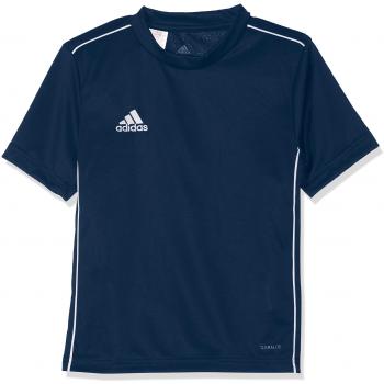 Kinder Core 18 Trikot adidas – Teamsport T-Shirt – Blau-Weiß – Größe 140