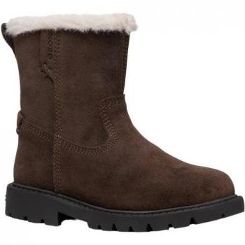 Bottes Cheville Filles Geox Shaylax en Suède Vernie