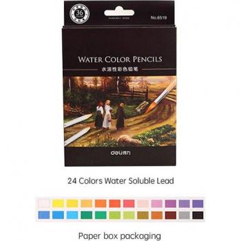 Lápices de Dibujo Acuarelables 24/36/48 Colores