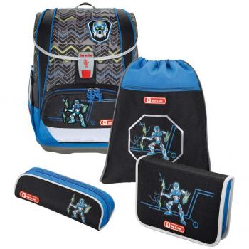 Step by Step 4tlg. Ranzen-Set Light „Strongly Robot“