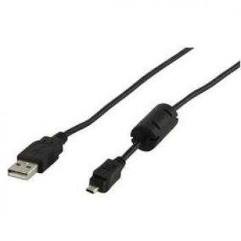 Valueline CABLE-296 Cable USB para cámara fotográfica 1,8 m Negro