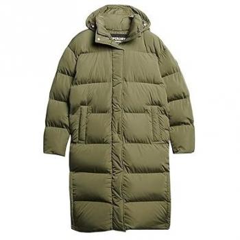Longline Wild Khaki Giacca Trapuntata Superdry L