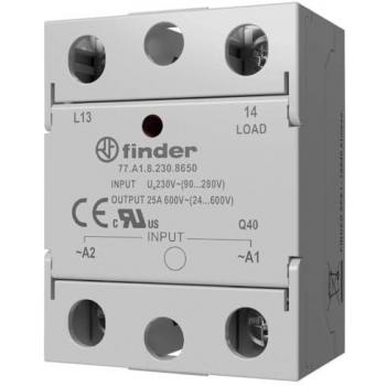 Finder Relè elettronico 40 A 77B1.8.23.8650 – singolo pezzo con tensione fino a 660 V/ac