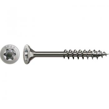Vis inox 4×45 mm Spax – 4CUT, t‑star Plus T20, 25 pièces