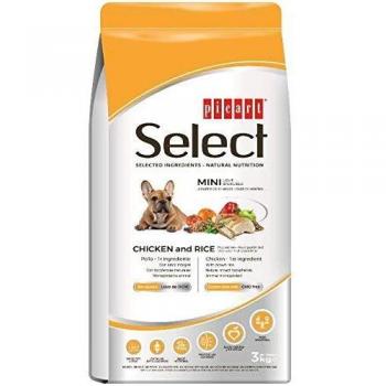 Picart Select Adulto Mini Light / Esterilizado Pollo y Arroz 3 Kg Comida Para Perros