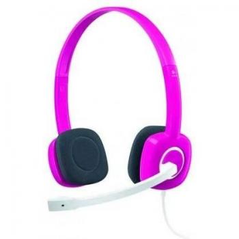 Logitech H150 Rosado – Auricular Estéreo con Mic