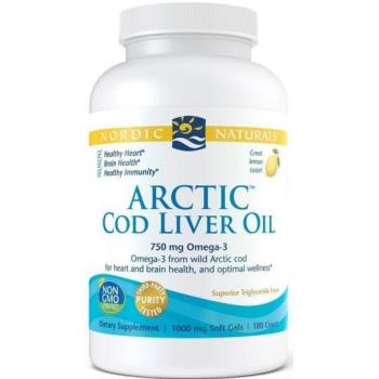 Arctische Levertraan (Citroen) – 750 mg, 180 capsules, zacht
