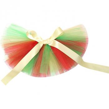 Decoración Festiva de Red: Falda de Gasa para Mascota