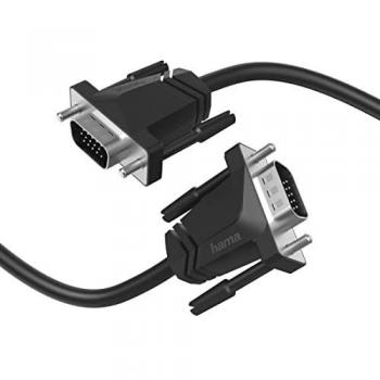 Hama VGA 15-pin Plug Cable 1.50 m Black