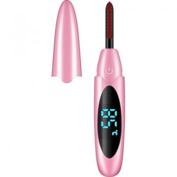 Heizbarer Wimpern Curler, Make-up Werkzeug, rosa