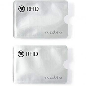 Lot de 2 Protecteurs de Cartes en Alliage Nedis