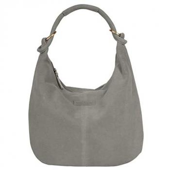 Bruno Banani Shopper für Damen, grau, echtes Leder