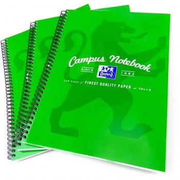 Oxford Campus 140 Page Assorted Colour Notebook