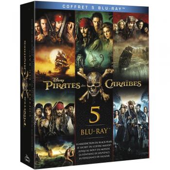 Pirates des Caraïbes-Intégrale-5 Films [Blu-Ray]