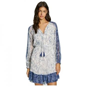 Denise Vestito blu bianco Pepe Jeans