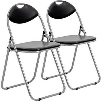 Harbour Housewares Padded Folding Chairs