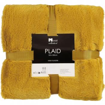 Couverture Douceur Jaune 200x150