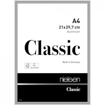 Cadre Aluminium Classic Nielsen – 21x29,7 cm – Reflet d’Argent