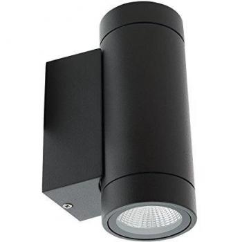Außenwandleuchte LED 6 W 190 lm Schwarz