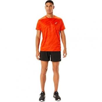 ASICS Herren Core Shirt Top mit Kirschtomaten‑Print – SS‑Kollektion, Medium