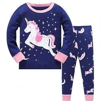 Set di Pigiama Giraffa in Cotone per 5-6 anni