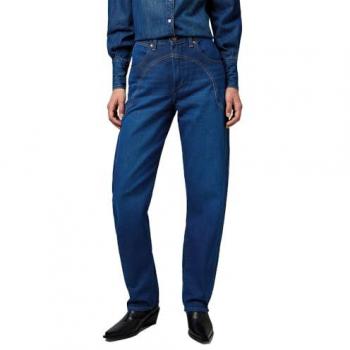 Wrangler Jean droit délavé bleu marine W24