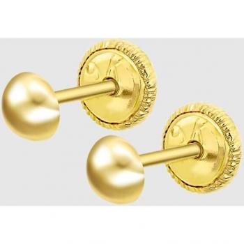 Time Road Kids Gold Basic Pendientes