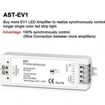 Repetidor LED 12V 5V 24V 36V DC 1CH para Cinta de Color Único