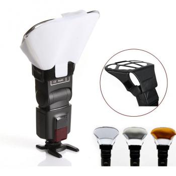 Nikon Diffuseur Flash 5‑en‑1 compatible SB‑910/900/800/700/600/26 – Suivi intégré