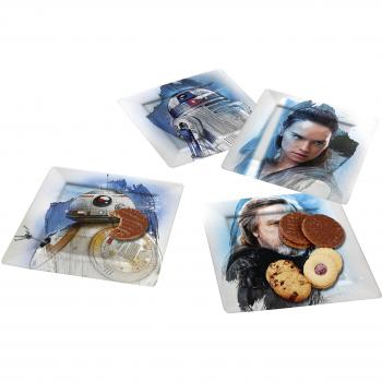 FunKo Star Wars: EPVIII: Geschirrset: Der Widerstand, Melamin, Mehrfarbig, 20.5 x 20.5 x 4.5 cm, 4 Stück