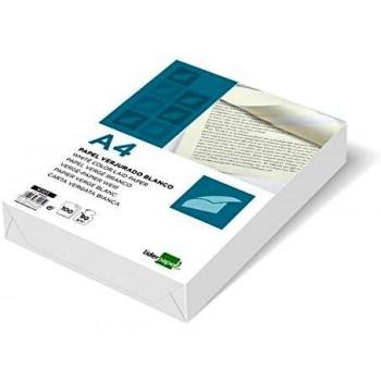 Papel Verge 90g A4 100 Folhas Branco Liderpapel