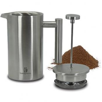 Compact Grey Handpresso One-Pod Nespresso-Style Café Maker