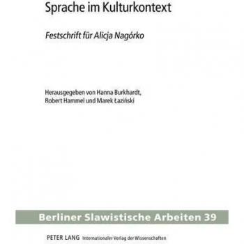 Sprache im Kulturkontext: Festschrift für Alicja Nagórko