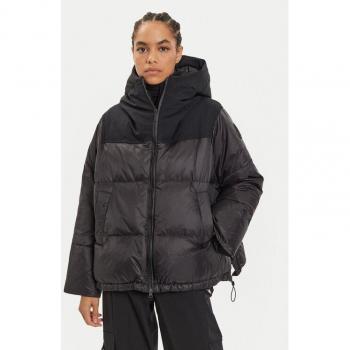 BomBoogie Bi-Material Down Cape, Women's Size M, Black