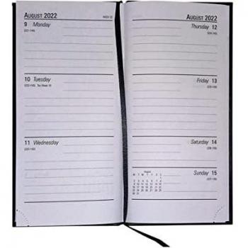 Black Week-to-Week Diary KF1BK22