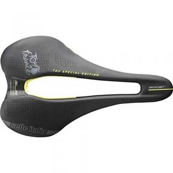 Sella da Bicicletta SLR Boost Superflow Tour de France Adulto Nero/Giallo L3