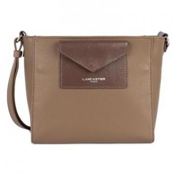 Sac trotteur zippé Maya Lancaster Taupe